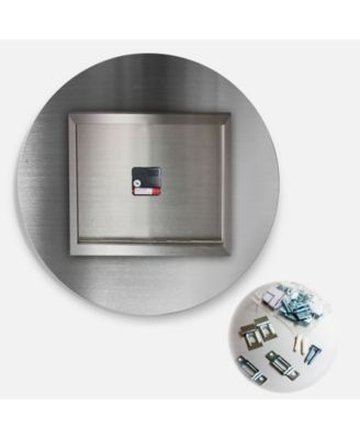 Designart Glam Oversized Metal Wall Clock - 36 x 36