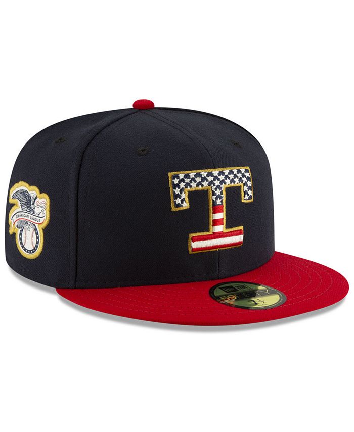 New Era Texas Rangers Retro 2009 Stars and Stripes 59FIFTY Fitted Cap -  Macy's