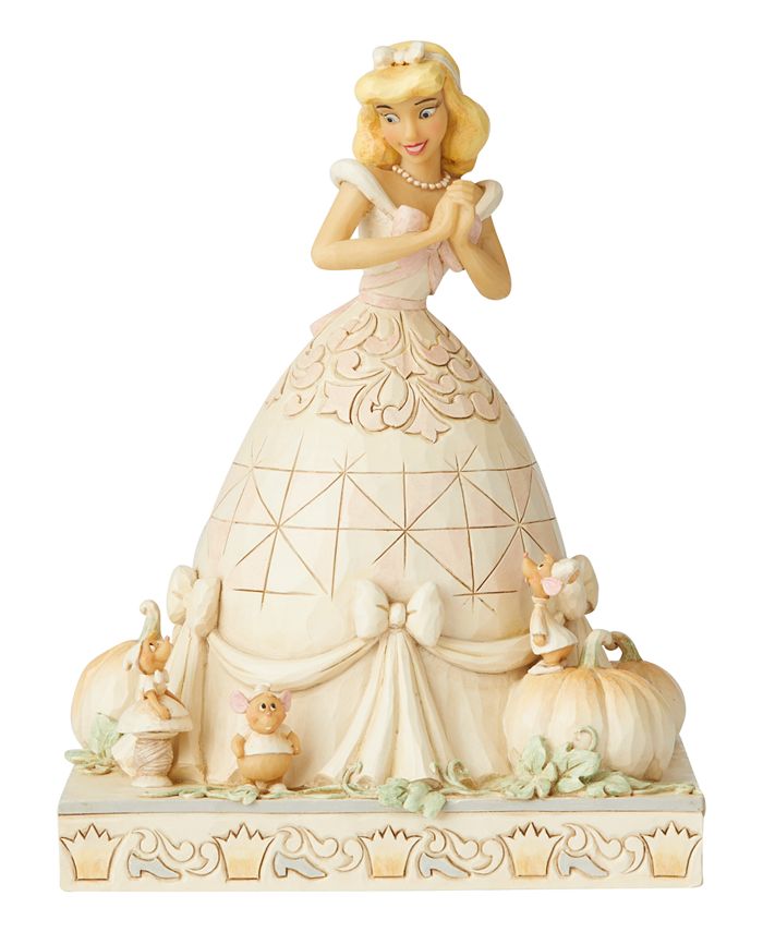 jim shore white woodland cinderella