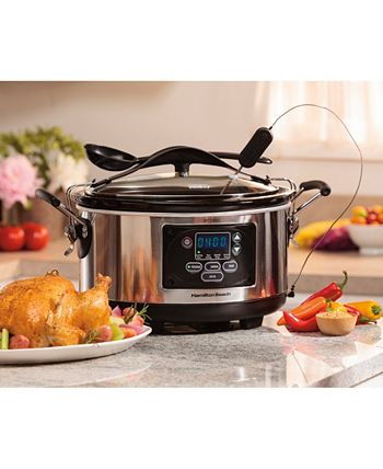  Hamilton Beach 6 Quart Programmable Slow Cooker With