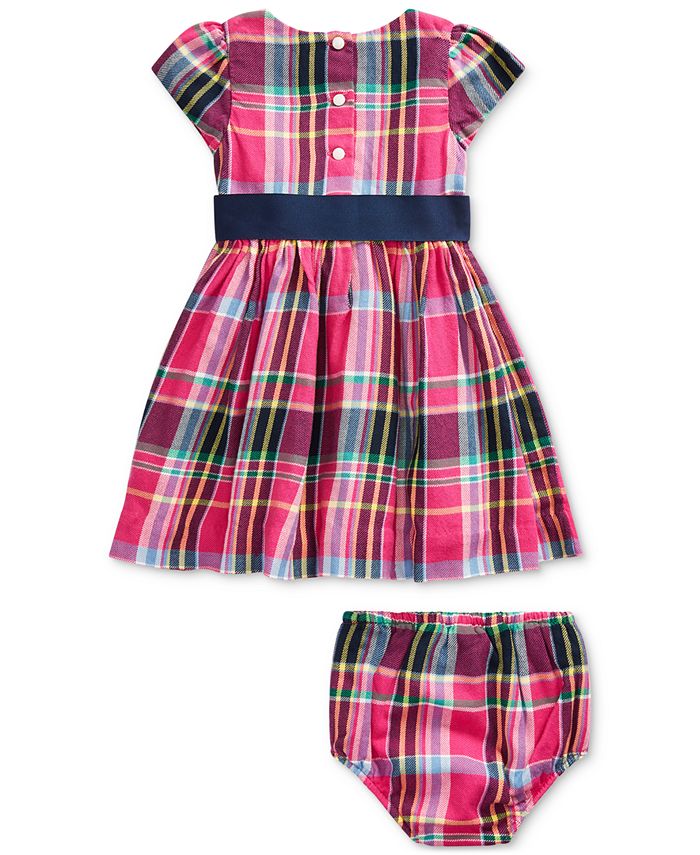 Polo Ralph Lauren Ralph Lauren Baby Girls Plaid Cotton Dress Macy's