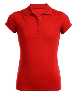 Nautica Big Girls Sensory Friendly Polo Shirt