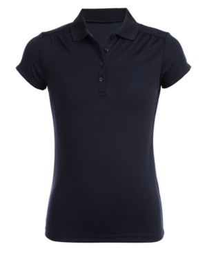 Nautica Big Girls Sensory Friendly Polo Shirt