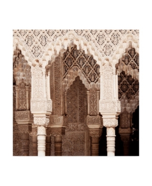 Trademark Global Philippe Hugonnard Made In Spain 3 Arabic Arches In Alhambra Ii Canvas Art In Multi