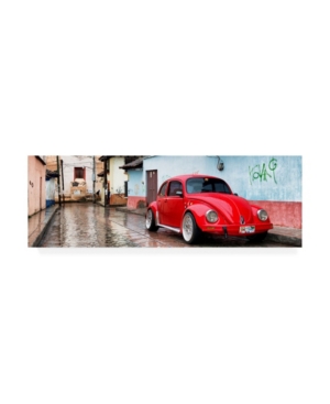 Trademark Global Philippe Hugonnard Viva Mexico 2 Red Vw Beetle Car In San Cristobal De Las Casas Ii Canvas Art - 19. In Multi