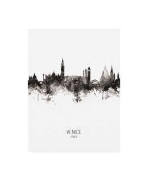 Trademark Global Michael Tompsett Venice Italy Skyline Portrait Ii Canvas Art In Multi