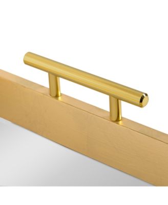 Lipton Decorative Wood Tray with Metal Handles - 16.5" x 12.25"