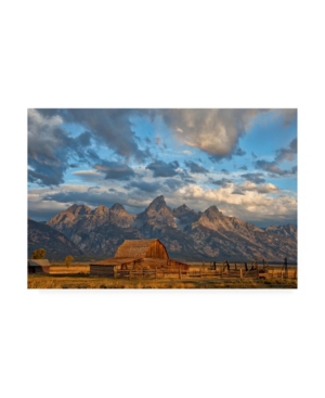 Trademark Global Darren White Photography Rustic Wyoming Canvas Art In Multi