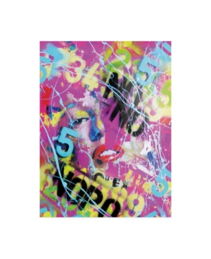Trademark Global David Drioton Typography Collage Canvas Art In Multi