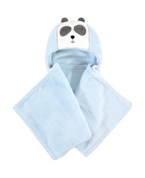 image of Hudson Baby Hooded Plush Blanket, Modern Panda