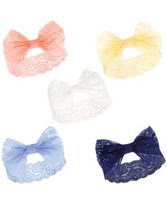 5Pk Lace Headbands