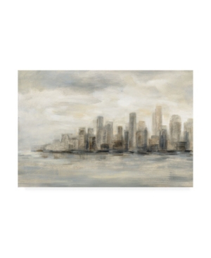 Trademark Global Silvia Vassileva Manhattan Low Clouds Canvas Art In Multi