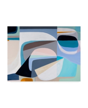 Trademark Global Marion Gries Drift Geometric Canvas Art In Multi