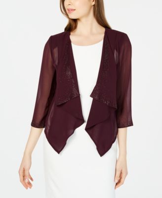 calvin klein aubergine jacket