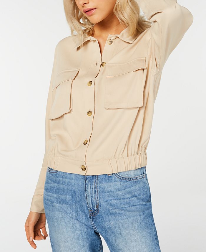 elastic hem t shirt