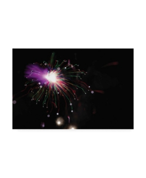Shop Trademark Global Kurt Shaffer Abstract Fireworks In Technocolor Canvas Art In Multi