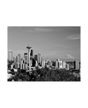 Trademark Global Monte Nagler Seattle Cityscape Seattle Washington Canvas Art In Multi