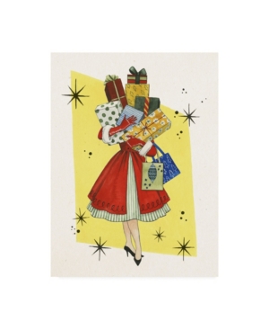 Trademark Global Grace Popp Vintage Christmas Ii Canvas Art In Multi