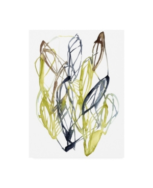 Trademark Global Jennifer Goldberger Leaf Pathways I Canvas Art In Multi