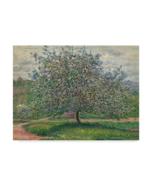 Trademark Global Claude Monet Le Pommier, 1879 Canvas Art - 20" X 25" In Multi