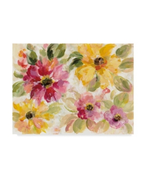 Shop Trademark Global Silvia Vassileva Floral Radiance Canvas Art In Multi