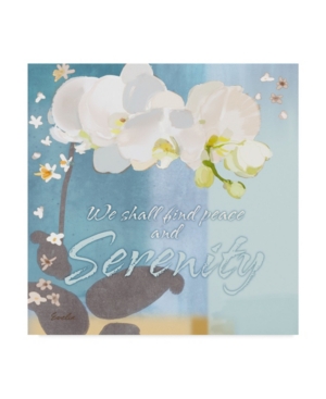 Evelia Designs Blue Floral Inspiration I Canvas Art - 15