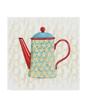 Shop Trademark Global Grace Popp Sweet Teapot Vi Canvas Art In Multi
