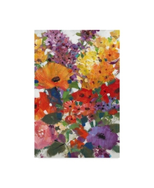 Trademark Global Tim Otoole Fresh Floral I Canvas Art In Multi