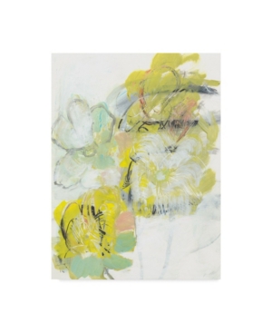 Trademark Global Jodi Fuchs Yellow Floral Abstract I Canvas Art In Multi