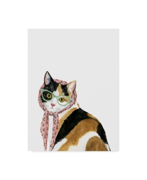 Trademark Global Grace Popp Cool Cat I Canvas Art In Multi