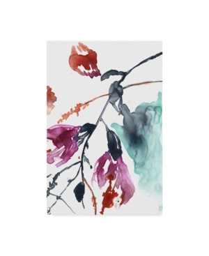 Trademark Global Jennifer Goldberger Hanging Fuchsia Ii Canvas Art In Multi