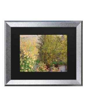 Claude Monet Corner of the Garden at Montgeron 1876 Matted Framed Art - 20