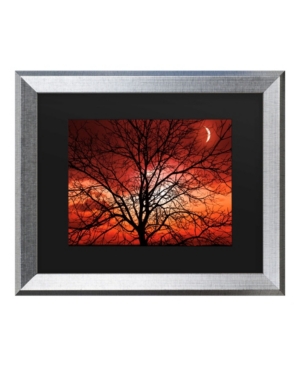 Trademark Global Philippe Sainte-laudy Big Bad Moon Matted Framed Art In Multi