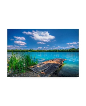 Trademark Global Philippe Sainte-laudy Sunny Day Coastline Canvas Art In Multi