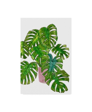 Trademark Global Melissa Wang Potted Jungle I Canvas Art In Multi