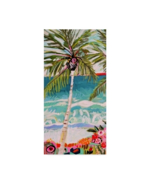 Trademark Global Karen Fields Palm Tree Wimsy I Canvas Art In Multi