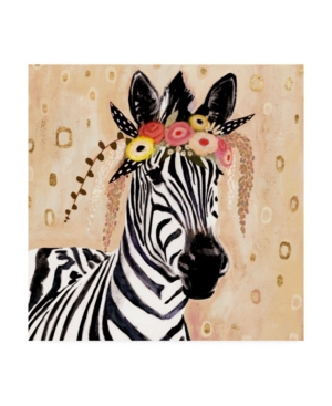 Trademark Global Victoria Borges Klimt Zebra I Canvas Art In Multi