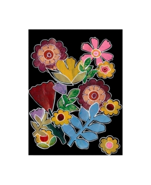 Trademark Global Regina Moore Layered Floral I Canvas Art In Multi