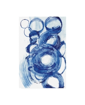 Shop Trademark Global Jodi Fuchs Blue Circle Study Ii Canvas Art In Multi
