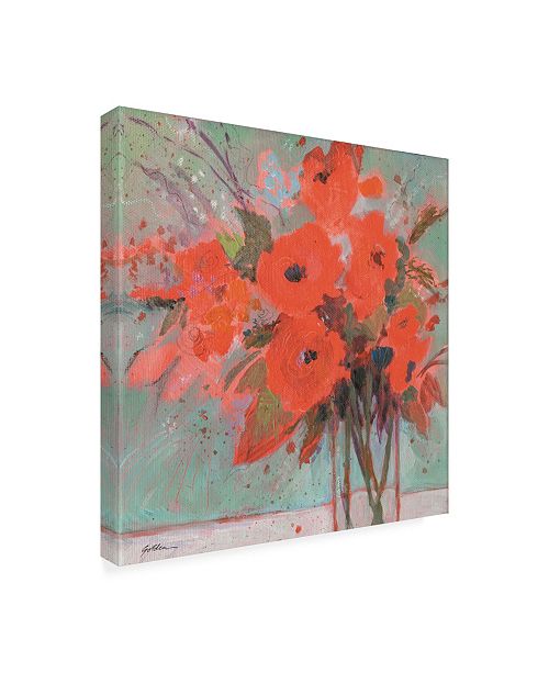 Trademark Global Sheila Golden The Glass Vase Canvas Art 15 5 X