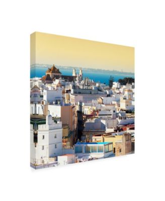 Trademark Global Philippe Hugonnard Made in Spain 3 City of Cadiz at Sunset Canvas Art - 19.5" x 26"