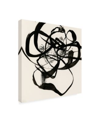 Jennifer Goldberger Sumi E Abstract I Canvas Art - 19.5" x 26"