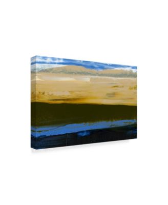 Trademark Global Sharon Gordon Deconstructed View in Blue II Canvas Art - 20" x 25"