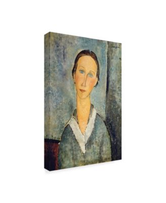 Amedeo Modigliani Girl in a Sailors Blouse, 1918 Canvas Art - 20" x 25"