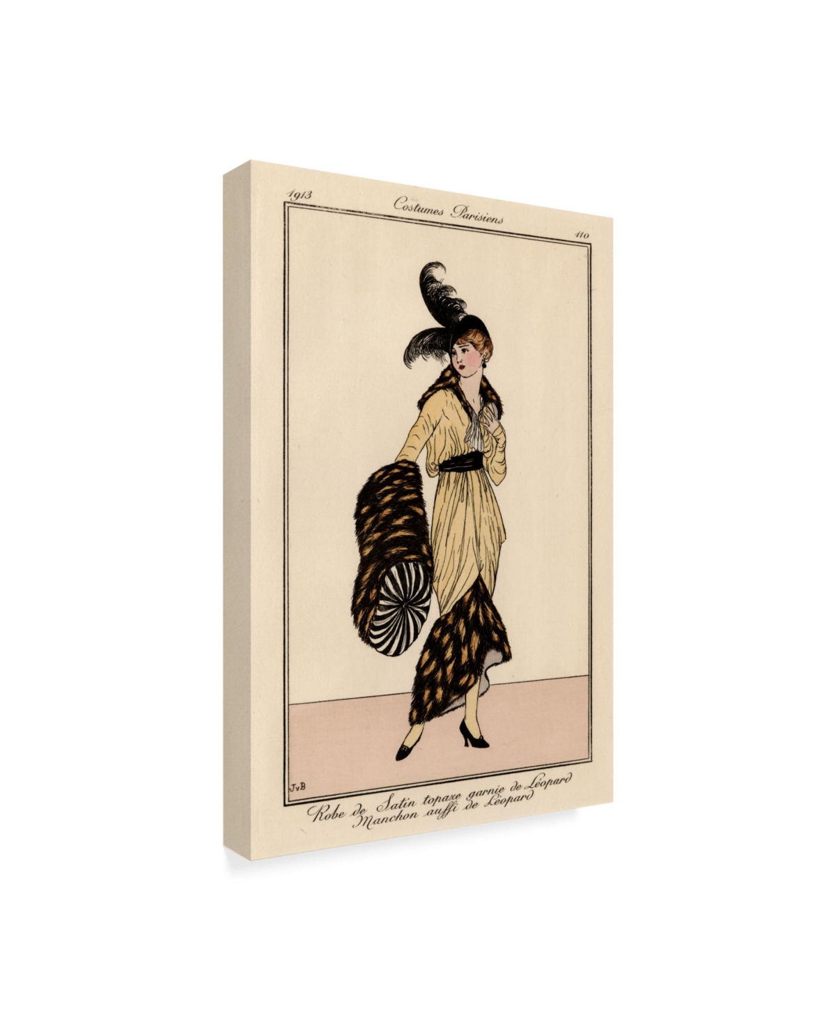 Unknown Vintage French Fashion Ii Canvas Art -