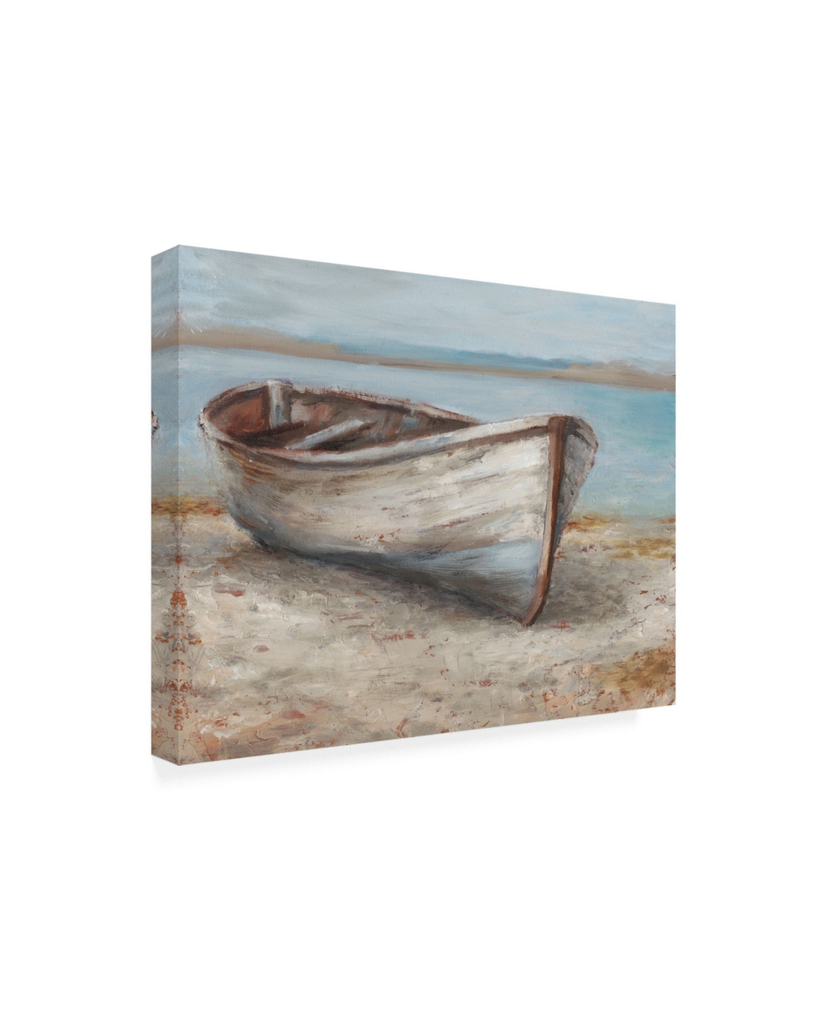 Ethan Harper Whitewashed Boat I Canvas Art -