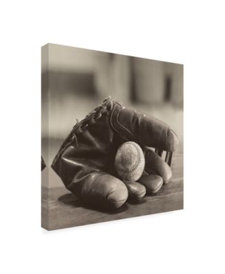 Judy B. Messer Baseball Nostalgia I Canvas Art - 20" x 25"