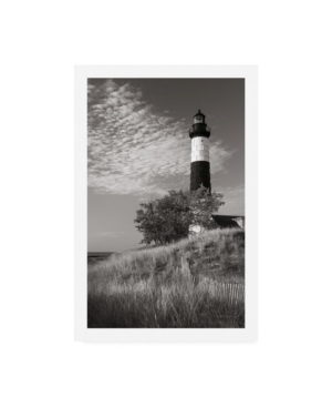 Trademark Global Alan Majchrowicz Big Sable Point Lighthouse Ii Bw Canvas Art In Multi