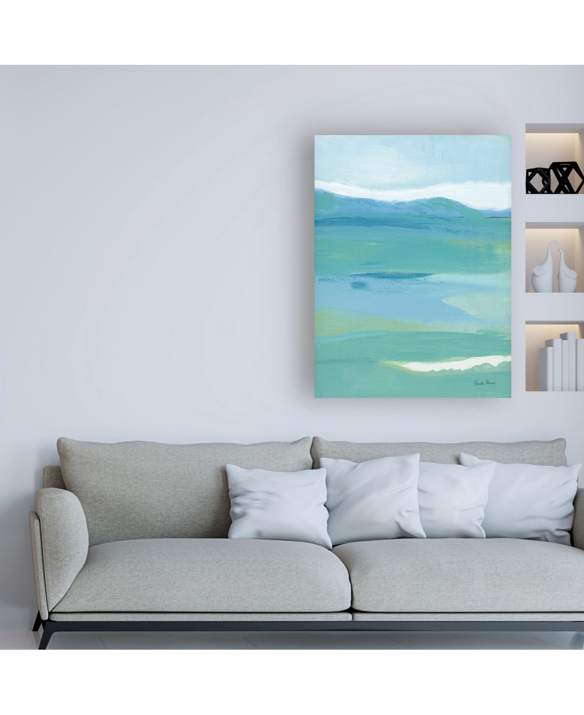 Farida Zaman Coastal Bliss Ii Canvas Art -