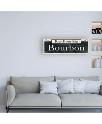 Trademark Global Wild Apple Portfolio French Quarter Sign I Canvas Art - 19.5" x 26"